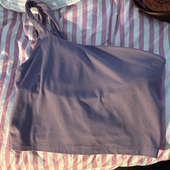 Lululemon Purple Tank Top one shoulder - Picture 3 of 3
